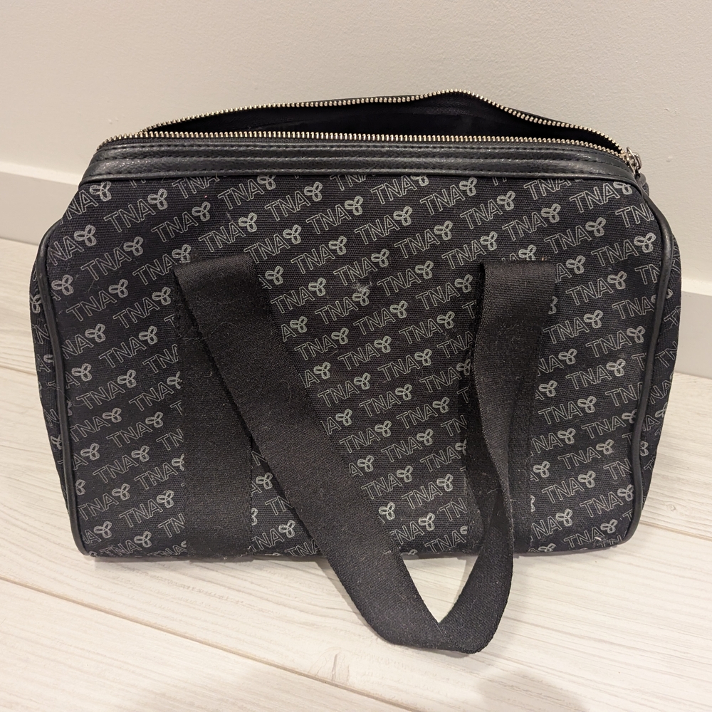 TNA Black Logo Small Duffel Bag